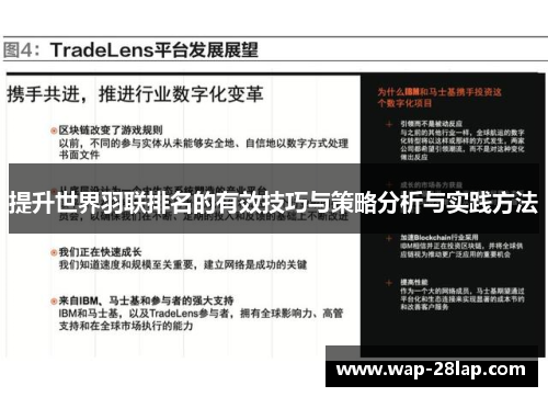 提升世界羽联排名的有效技巧与策略分析与实践方法